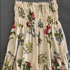 Floral mini tube dress